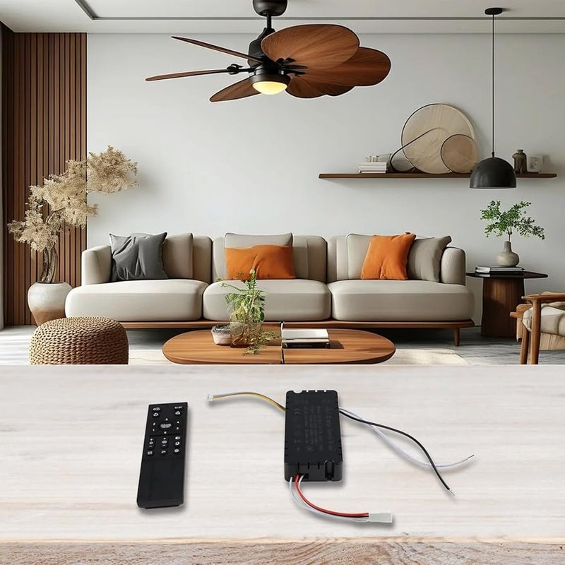 Ceiling Fan Remote Control Kit 6 Speed Settings with Light Control - Image 3