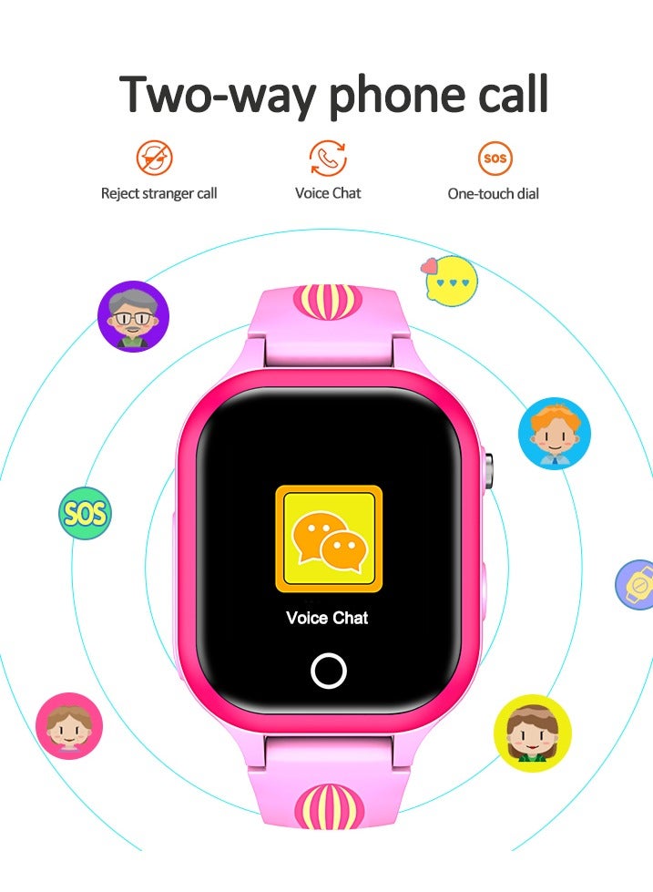 W4YOU Kids waterproof Smart Watch for Kids Games HD Touch Screen Camera Music Player Pedometer Alarm Clock Calculator Kids Watches Gift for 4-12 Year  - Image 1