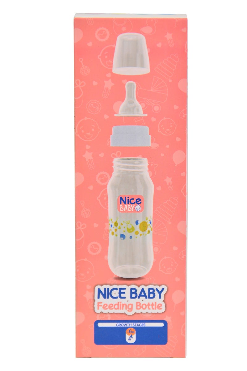 نايس بيبي ببرونة نايس بيبى بدون بيد 280 ml - روز- متعددة الاشكال - Image 3