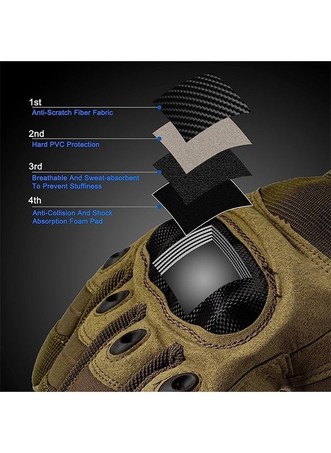 Arabest Airsoft Tactical Gloves for Men, Touchscreen Fingertip, Grip and Palm, Durability and Longevity, Reduce Hand Sweat, Durable Gear for Shooting, Swat, Paintball, Outdoor Sport for Youth - Image 3