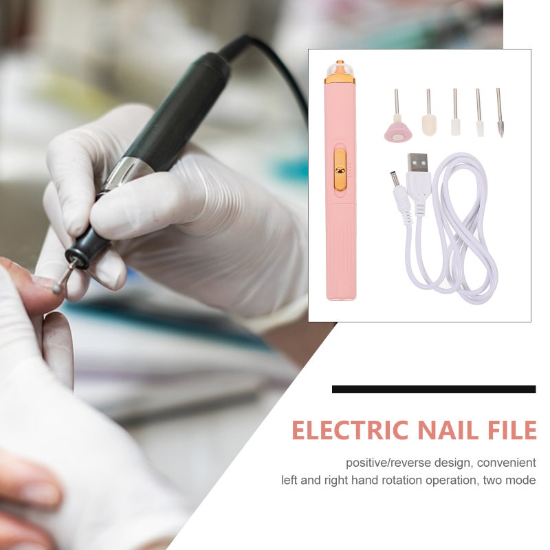 1 Set Nail Drill Kit Practical Nail Art Machine Kit Portable Nail - Image 4