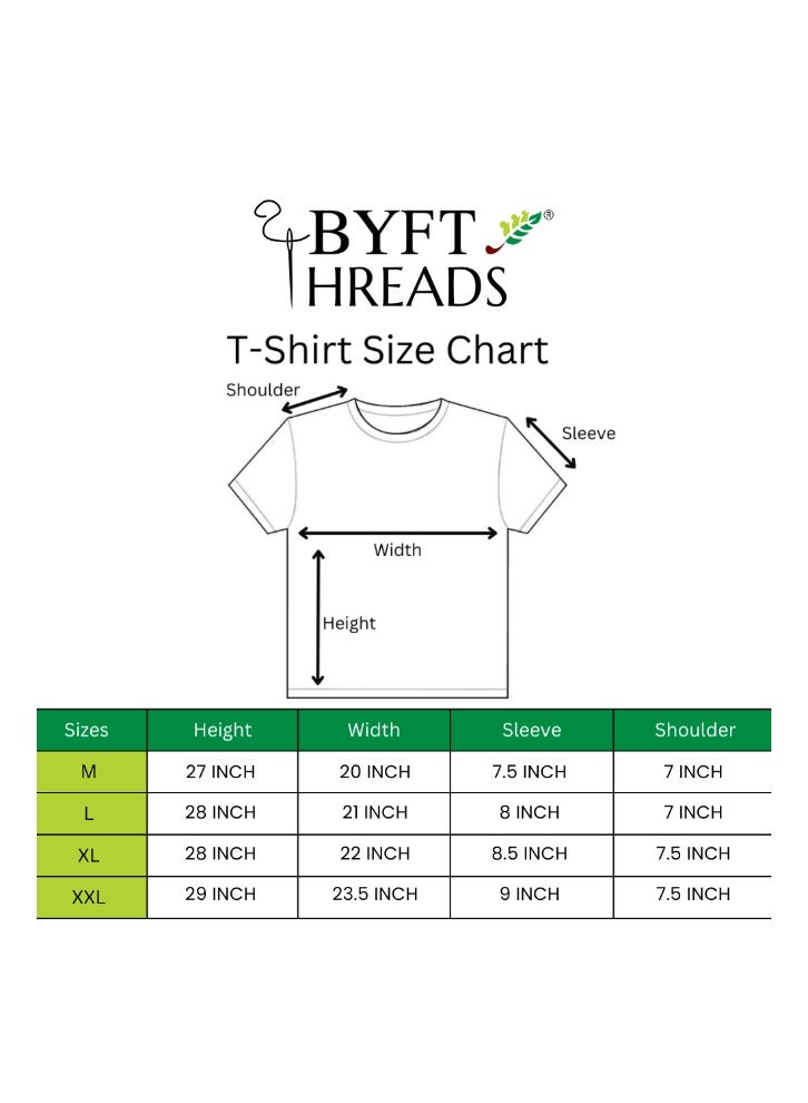 BYFT Threads Round Neck Plain T-Shirt - Orange (Medium, Polycotton, Pantone 16-1364 TCX, Set of 01 Pcs) - Image 4