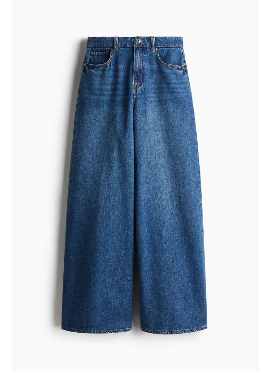 H&M Wide High Jeans