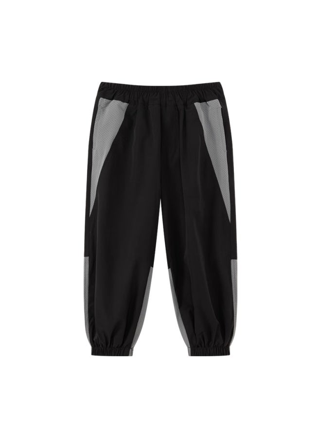 Zuoxi Boys' Mosquito-proof Pants Summer Cool Feeling New Children's Lightweight Outdoor Mesh Breathable Pants Black 160 - Image 5