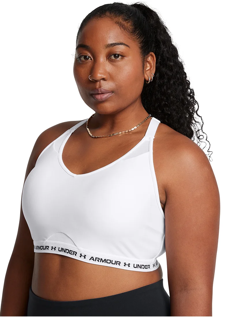 اندر ارمور Crossback Logo Bra