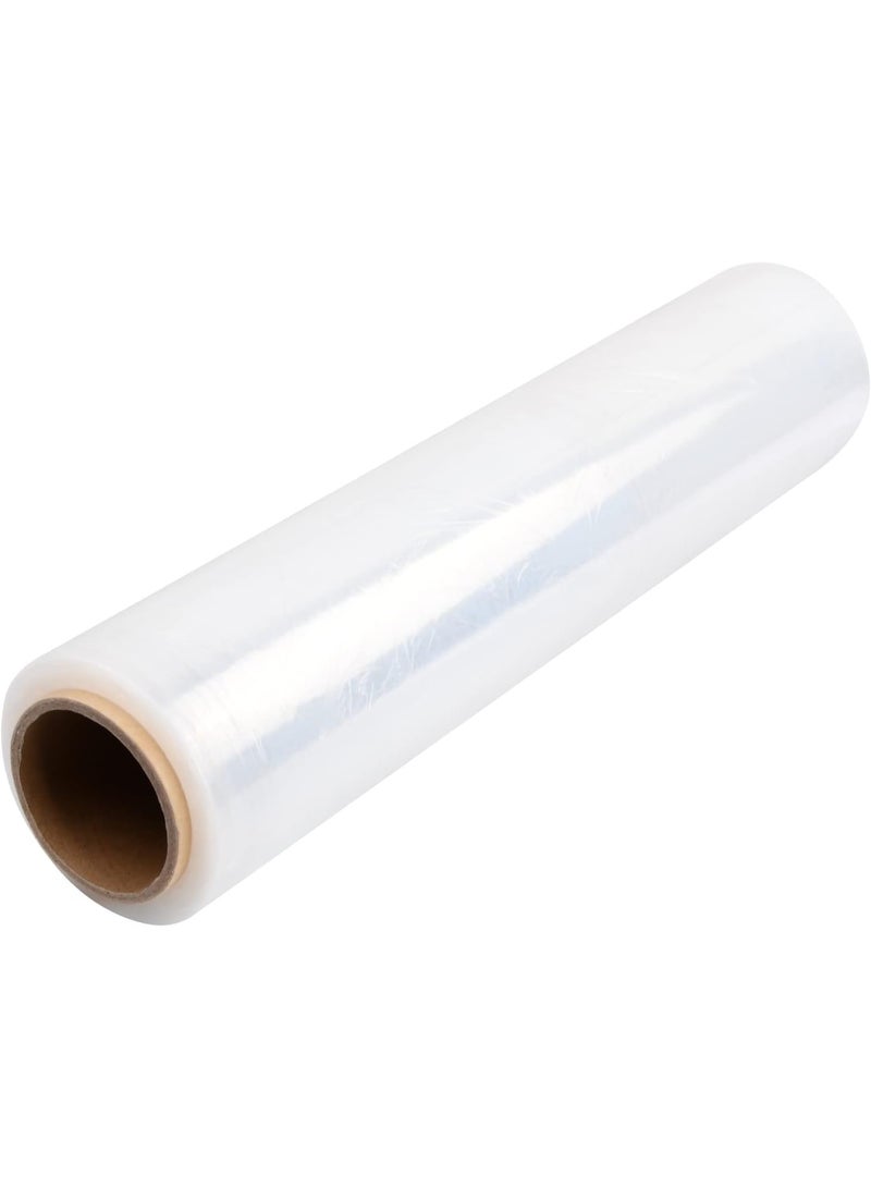 Generic Stretch wrap roll1 Roll of 50cm x 300m Clear Wrap Flexible Film Stretchable Plastic Wrap for Pallet and Furniture Protection Moving and Packaging Transparent - Image 1