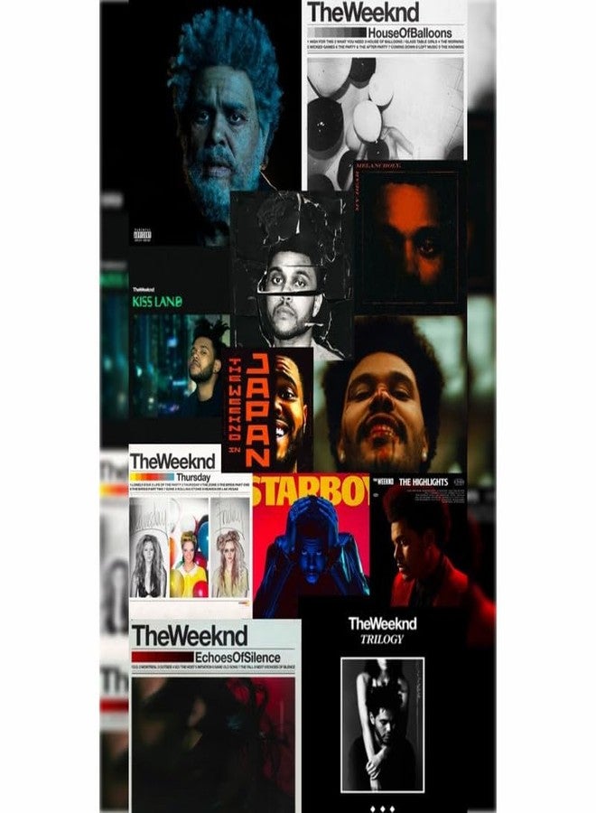 POSTER WALLAH The Weeknd Poster for Home Office and Student Room Wall | Aesthetic Poster | Wall Decor THEWEEKND05 (18X12 inch) - Image 1