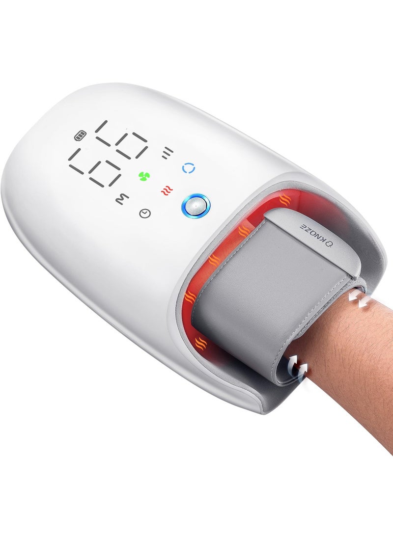 Excefore Hand Massager with Heat, Compression, and Kneading Massage for Arthritis and Carpal Tunnel Pain Relief, Cordless with 6 Modes and 6 Intensities, Perfect Birthday Gifts for Women, Men, Mom, and Dad  - Image 1