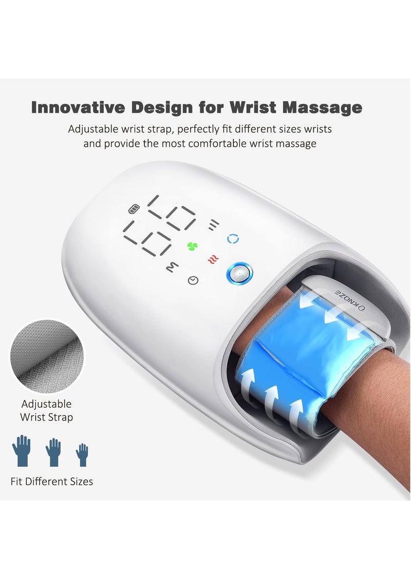 Excefore Hand Massager with Heat, Compression, and Kneading Massage for Arthritis and Carpal Tunnel Pain Relief, Cordless with 6 Modes and 6 Intensities, Perfect Birthday Gifts for Women, Men, Mom, and Dad  - Image 3