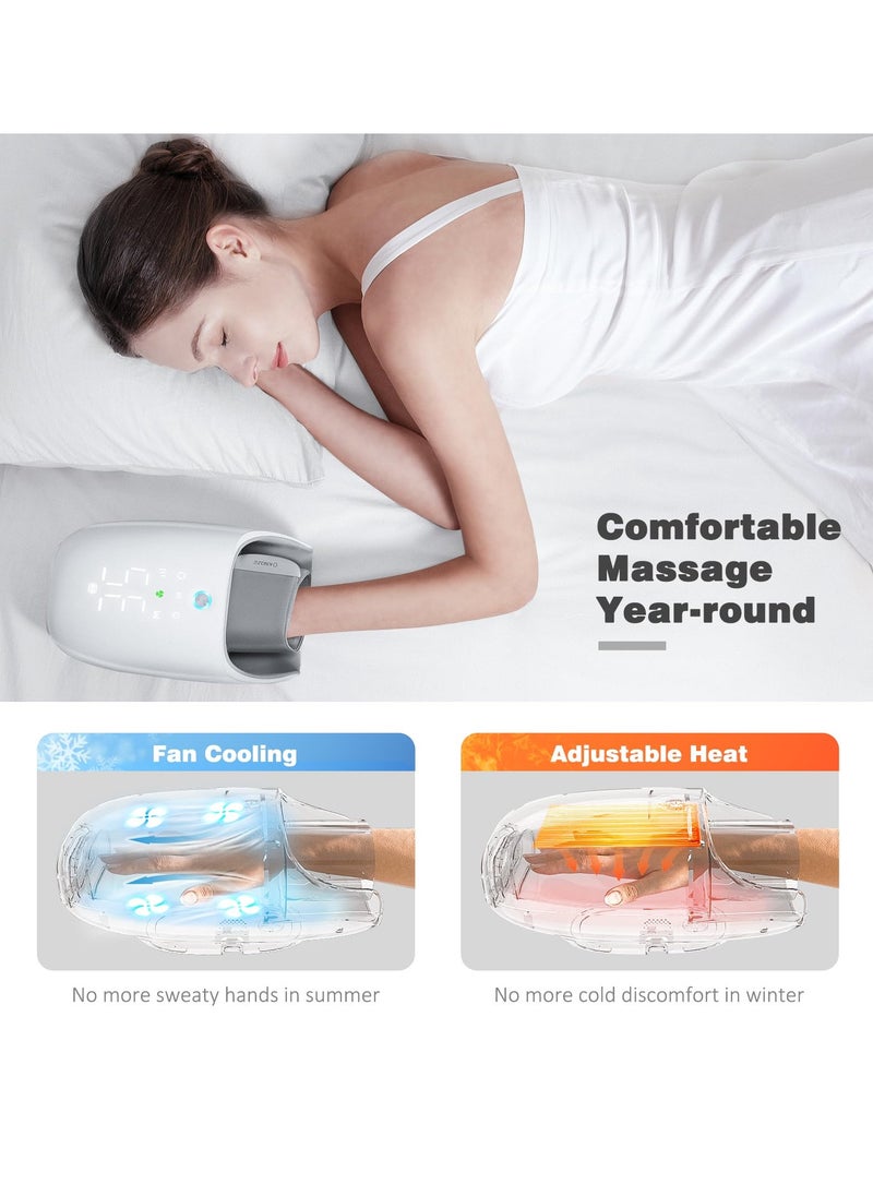 Excefore Hand Massager with Heat, Compression, and Kneading Massage for Arthritis and Carpal Tunnel Pain Relief, Cordless with 6 Modes and 6 Intensities, Perfect Birthday Gifts for Women, Men, Mom, and Dad  - Image 4