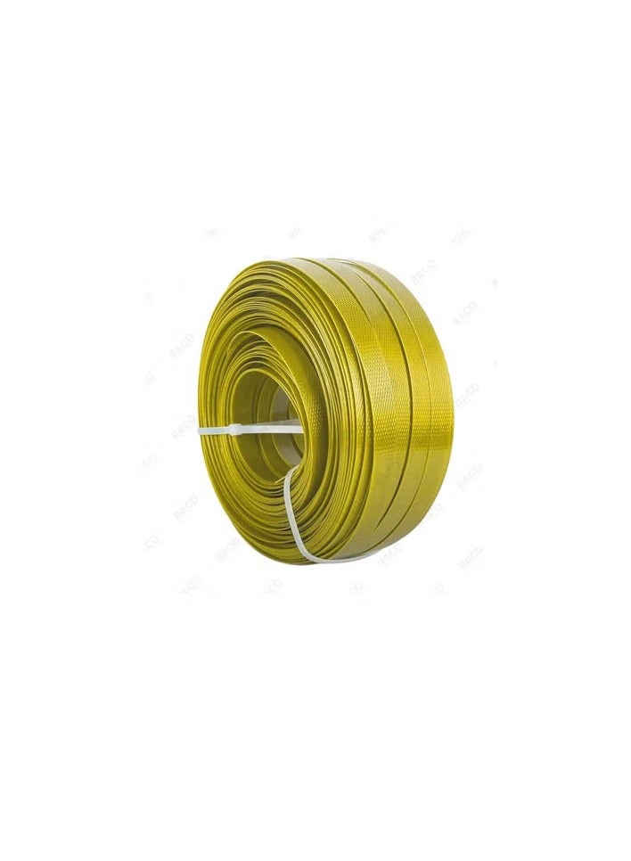 RACO PVC Packing Strip, Manual Packaging Strapping, Hand Pallet Strapping Banding Cord for Heavy Duty Packing 4KG Weight Yellow  - Image 2