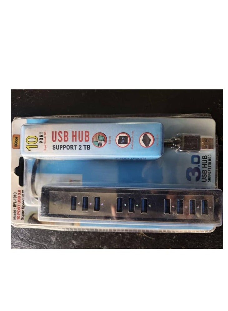 Terabyte Super Speed 10-Port USB 3.0 Hub - Expand Your Connectivity - Image 1