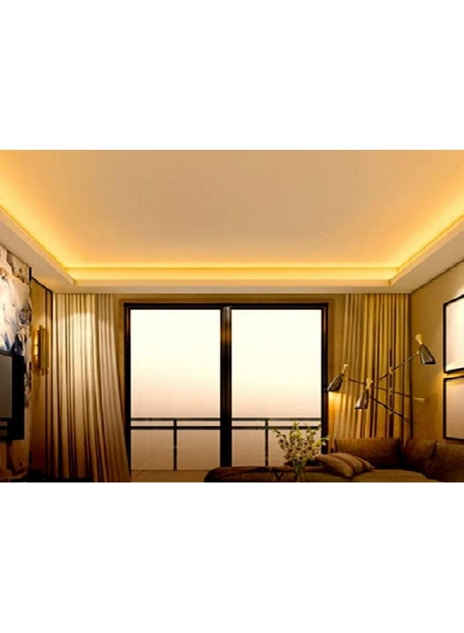 SEER 45 Meter LED Rope Light - Waterproof Decorative Lights with Flexible PVC Tubing-LED Pipe Light for Ceiling Light, Home, Office, Diwali, Eid and Birthday,Christmas Decorations(Warm White) - Image 2