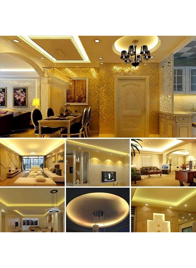 SEER 45 Meter LED Rope Light - Waterproof Decorative Lights with Flexible PVC Tubing-LED Pipe Light for Ceiling Light, Home, Office, Diwali, Eid and Birthday,Christmas Decorations(Warm White) - Image 4