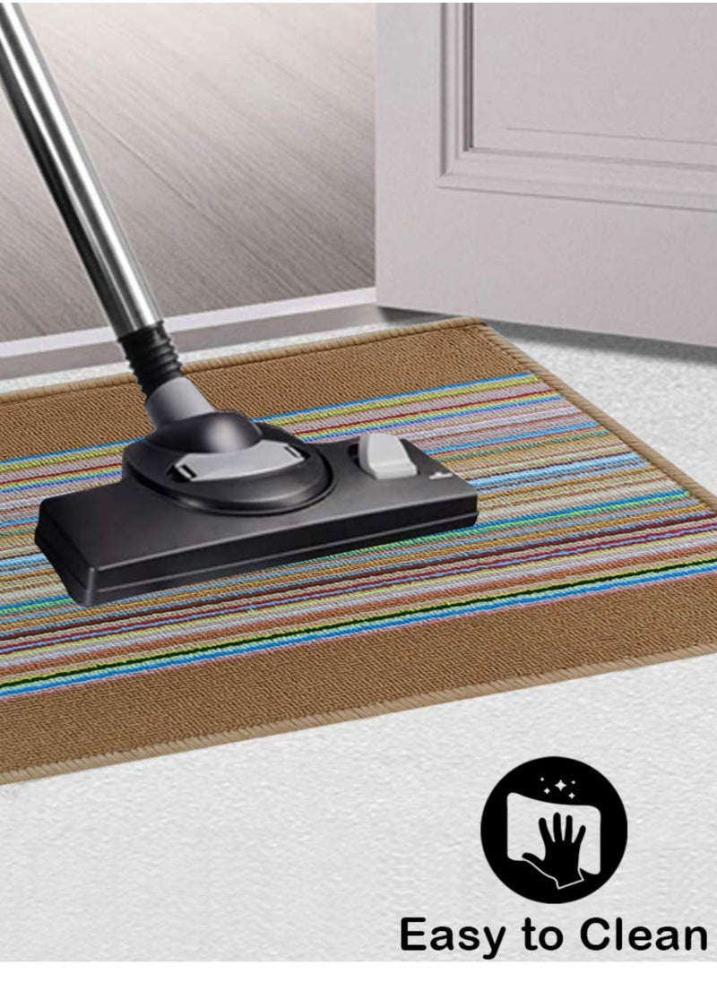 Status Contract Polypropylene Magic Light Brown Doormat, 38 X 58 Cm  - Image 5