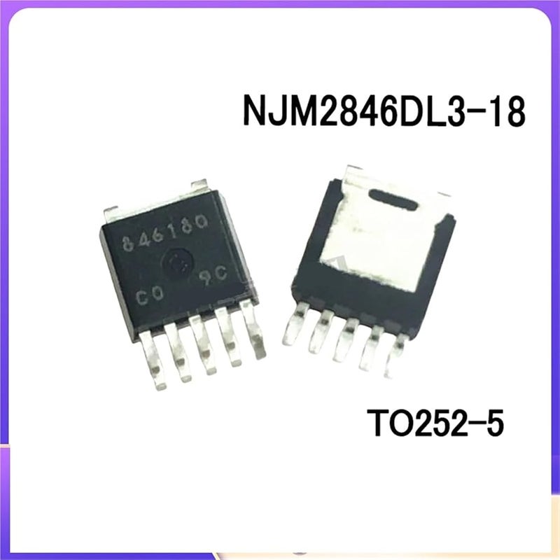 NJM2846DL3 18 دائرة متكاملة IC شريحة 5 قطع - Image 3
