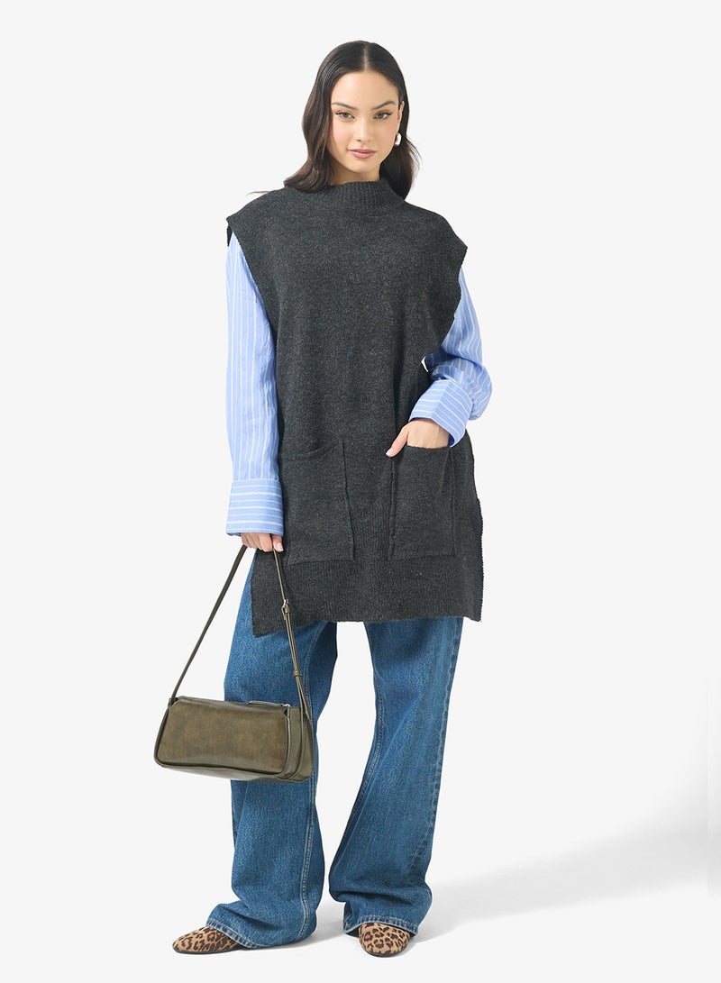 جينجر فيست محبوك بدون أكمام - Image 4