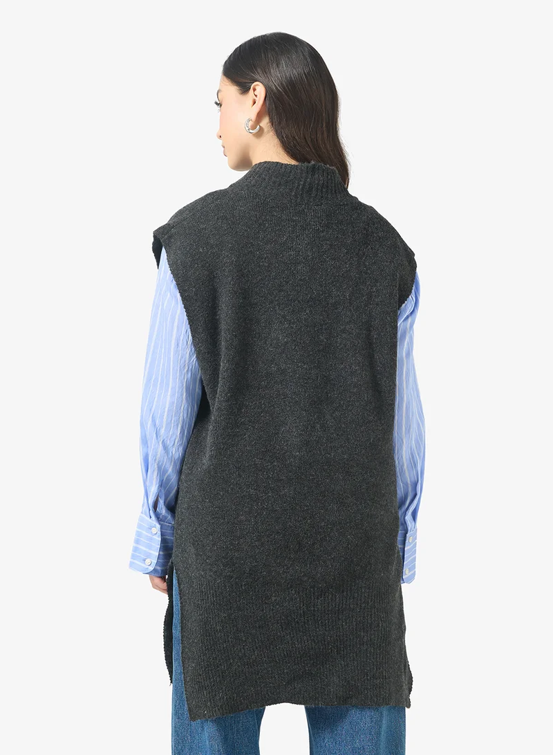 Ginger Loose Knitted Sleeveless Vest