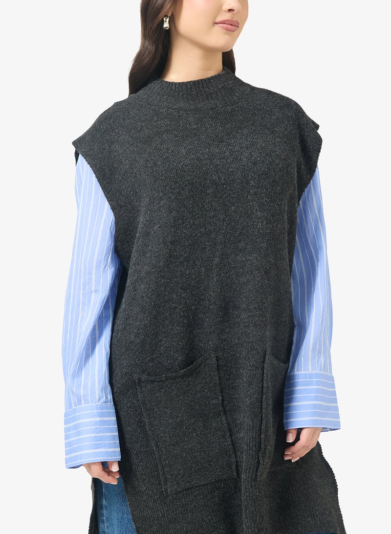 جينجر فيست محبوك بدون أكمام - Image 3