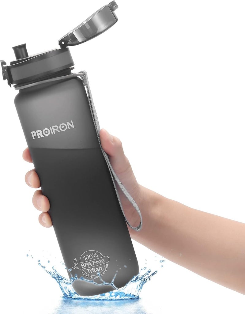 PROIRON BPA Free Water Bottle with Protein Shaker - Image 1