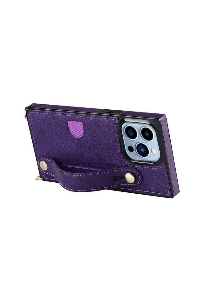 اس-توب جراب لهاتف iPhone 14 Pro Max مزود بحزام معصم وحامل بطاقات - Image 4