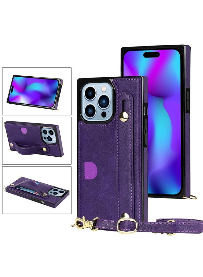 اس-توب جراب لهاتف iPhone 14 Pro Max مزود بحزام معصم وحامل بطاقات - Image 1