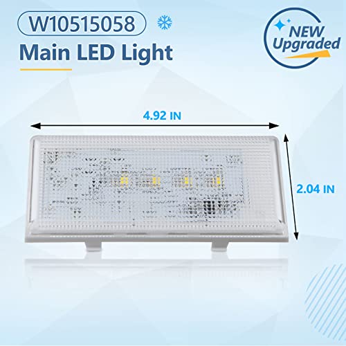 Lapert New W10515058 for Whirlpool Refrigerator Light,WPW10515058 Whirlpool Refrigerator Light,WRS325FDAM 04,W10522611 W10465957 PS11755867,Compatible WRS325FDAM04/02,Figure 5 for More - Image 3