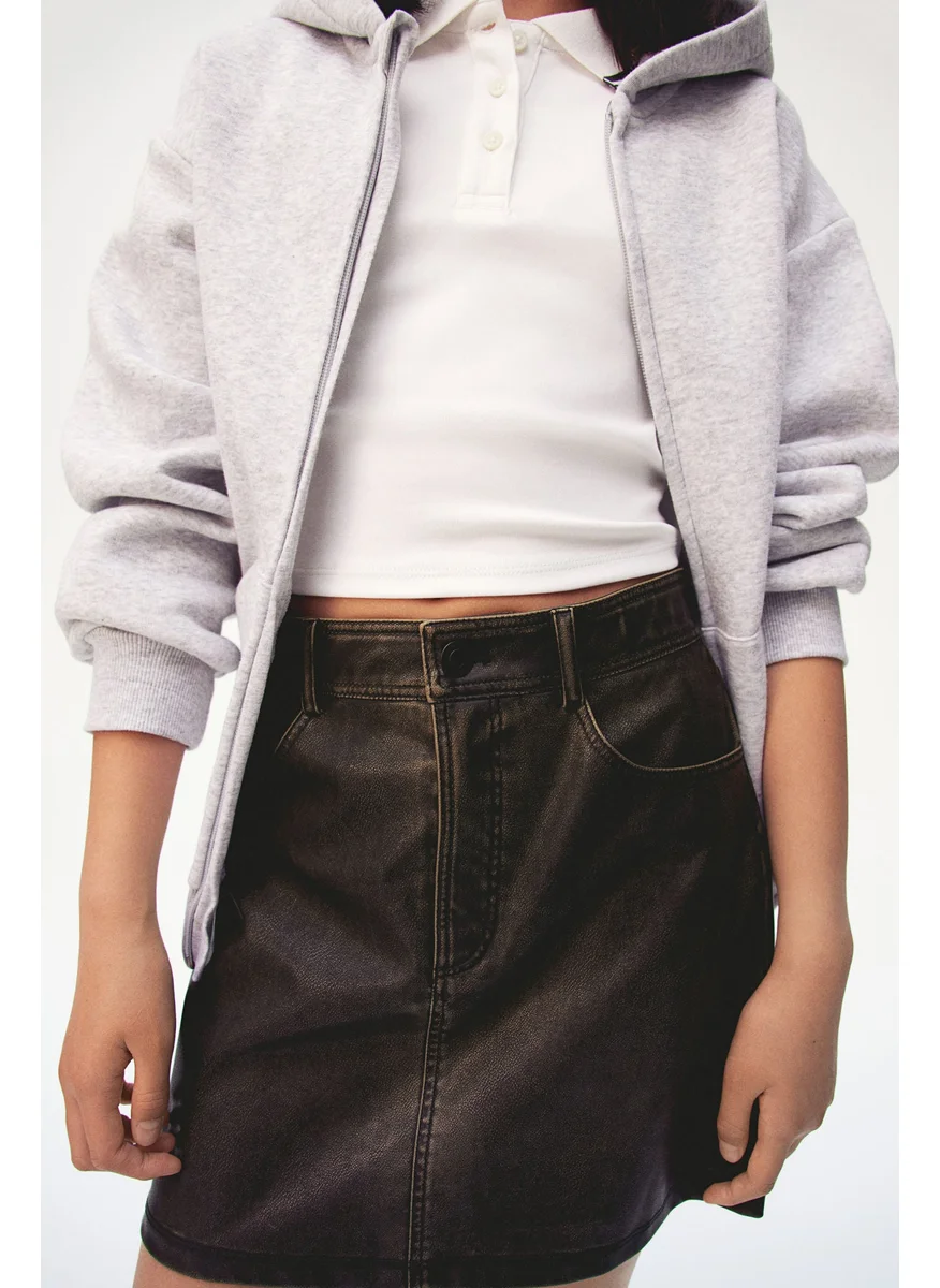 اتش اند ام Coated Skirt