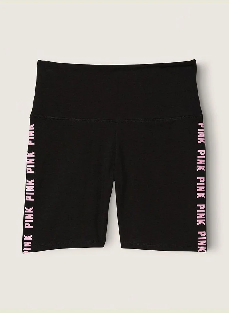 PINK 6" Cotton High Waist Biker Shorts