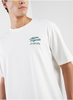Adidas Diner Text Graphic Loose T-Shirt  - Image 3