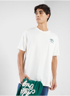 Adidas Diner Text Graphic Loose T-Shirt  - Image 2