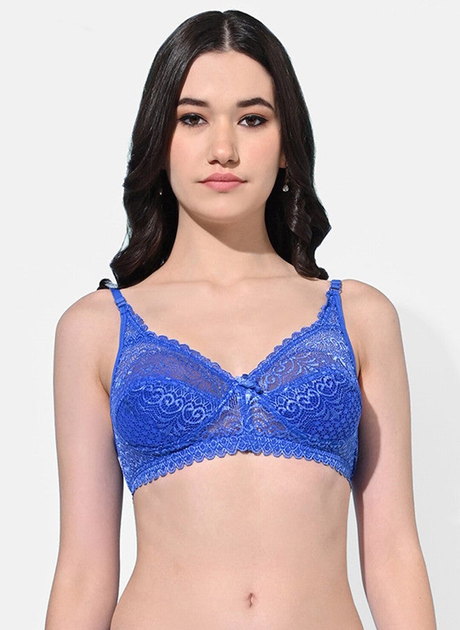 FIMS Pack of 3 Floral Cotton Everyday Full Coverage Bra With All Day Comfort - Image 2