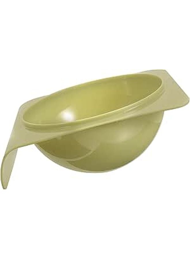Green Raised Edge Anti Spill Pet Bowl For Large Dogs And Cats Reusable Feeding Dish - Image 1