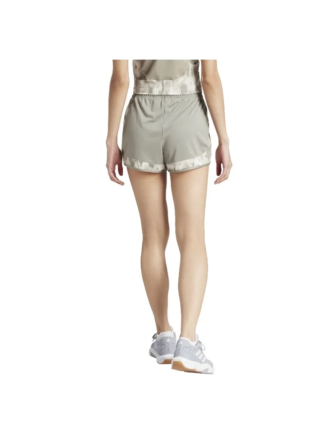 Adidas adidas Pacer Kn Flower Green Training Shorts 2XS