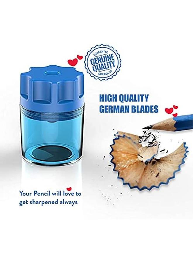 Maxi Sharpener Colour Barrel Single Hole 4Pc Box - Image 2