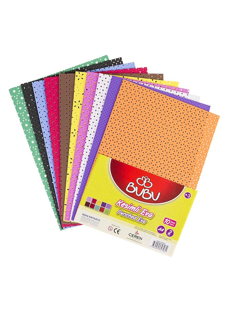 Bu-Bu عبوة 10 قطع إيفا A4 بسماكة 2 مم BUBU-EV0002 