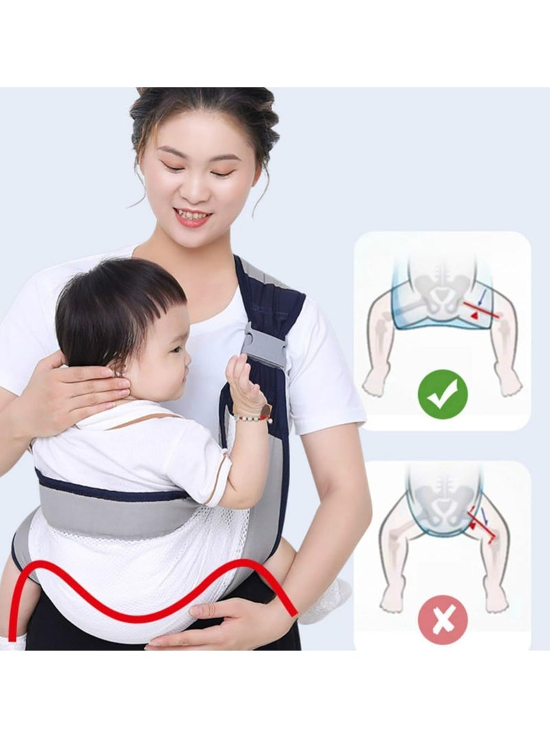 Mmmon - Toddler Carrier,Baby Carrier Newborn to Toddler,Toddler Sling Carrier,Adjustable Breathable Baby Carrier Sling,Lightweight Toddler Carrier,Carrying 10-45 lbs(Black) - Image 1