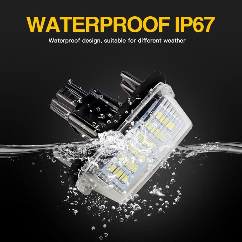 Vuzmode 2PCS LED License Plate Light for Toyota - Image 3