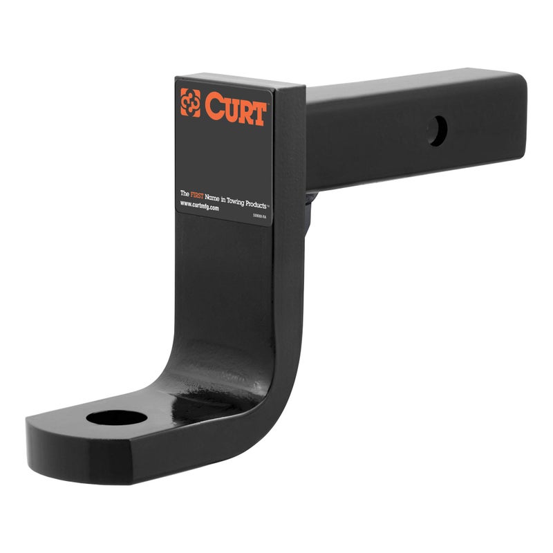 CURT 45336 Class 4 Trailer Hitch Ball Mount Fits 2Inch Receiver 10000 lbs 114Inch Hole 6Inch Drop 434Inch Rise