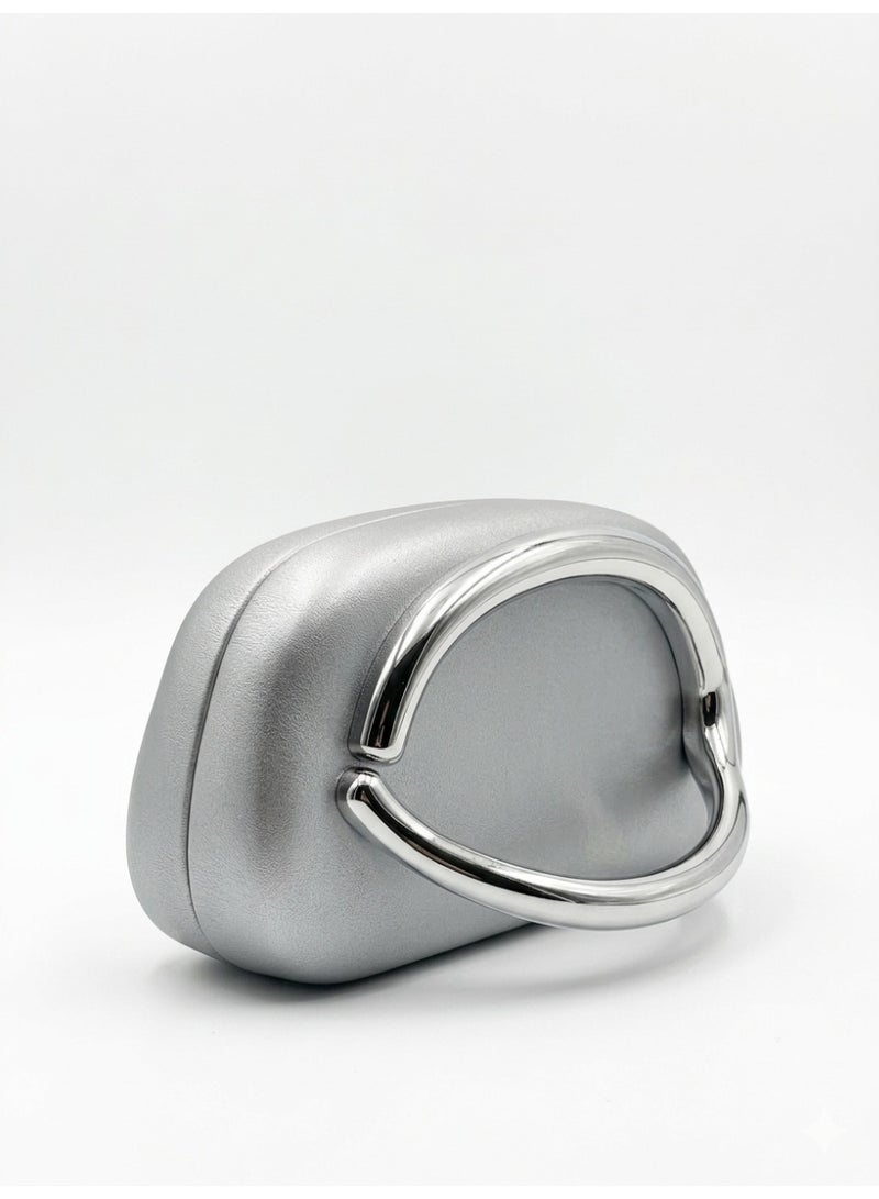 LIFESTYLISH Crossbody evening bag Uniquely designed ZS-1 - Silver - Image 1