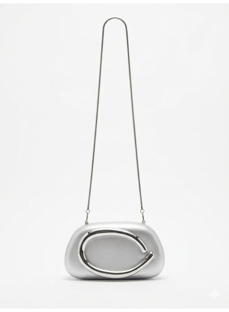 LIFESTYLISH Crossbody evening bag Uniquely designed ZS-1 - Silver - Image 2