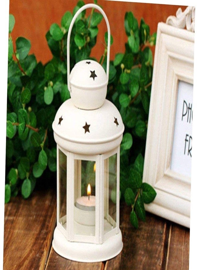 DECOR VIBES Hanging Lantern Tealight Candle Holder for Home Decor, Indoor and Outdoor Decoration, Combo (Off White) - Image 3