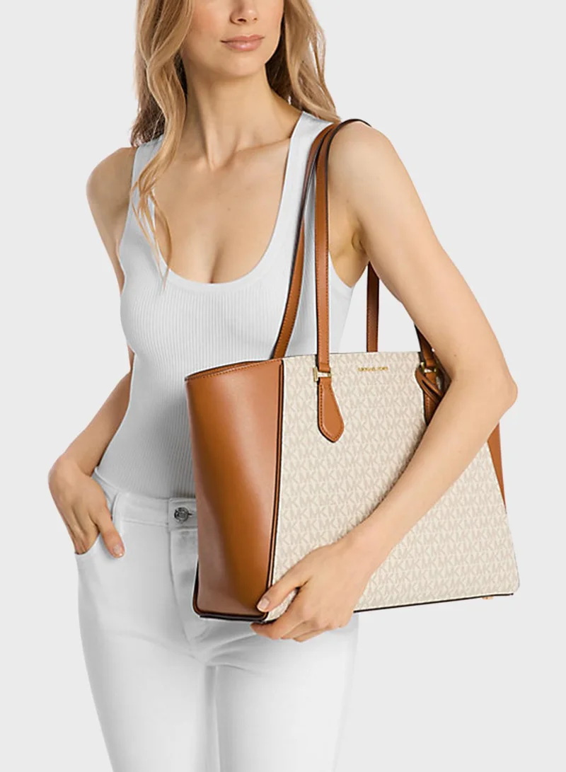 Michael Kors Taryn Logo Large Tote Bag