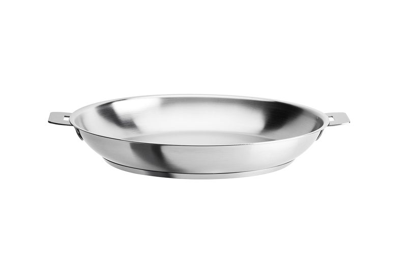 Cristel Strate Fryingpan, 8"", Silver - Image 1