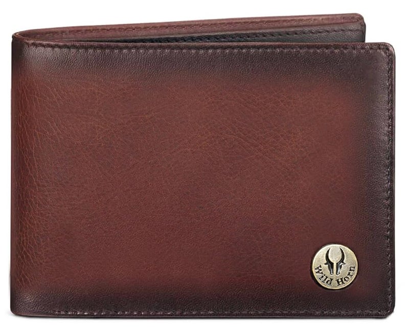 Wildhorn Leather Wallet, Keychain & Pen Combo I Gift Hamper For Men (Crackle), Assorted - Image 3