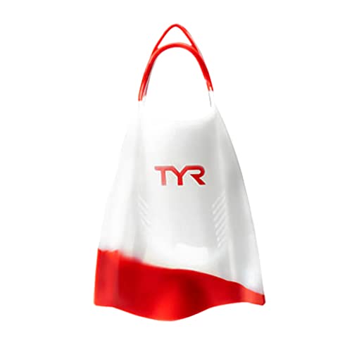 TYR Hydroblade Swim Training Fins, Red, Large - Image 5