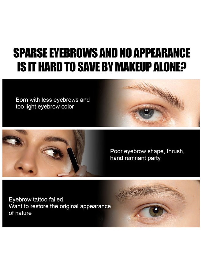 EELHOE - Eyebrow Growth Solution,Thick Curly and Slender Eyebrow Care Solution 30ml, Natural Growth - Image 1