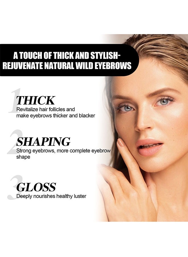 EELHOE - Eyebrow Growth Solution,Thick Curly and Slender Eyebrow Care Solution 30ml, Natural Growth - Image 1