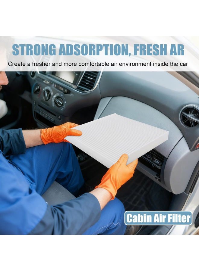 HYFTJYZ Engine & Cabin Air Filter Combo Set 87139-07010 17801-0H050 Replacement for Toyota Camry 4 cylinders 2007-2017 Venza 4 cylinders 2009-2016 - Image 2