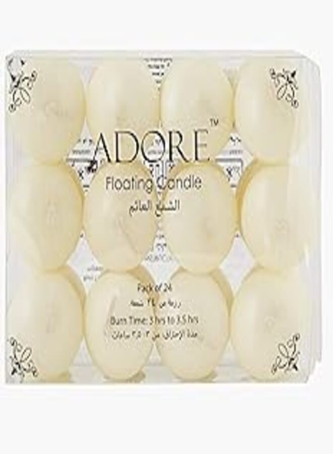 adore Floating Candles -Pack of 24